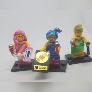 LEGO Movie Hula Hawaii Girls Rock Band custom pad printed